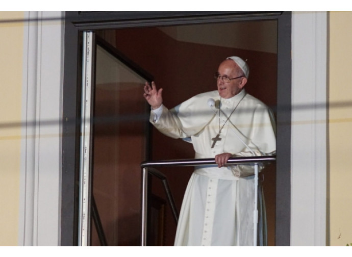 L'arrivo di Papa Francesco in Polonia (foto Stanislaw Wasyutinski per www.krakov2016.com)